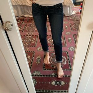 PAIGE Dark Blue Skinny Jeans